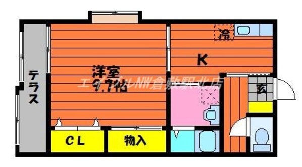 ハイツサーシャⅡの物件間取画像